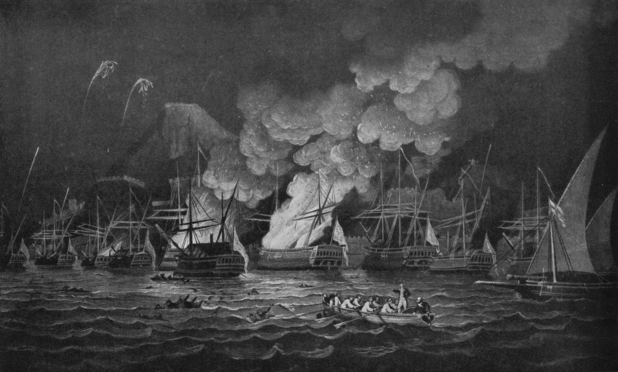 الدفاع عن جبل طارق ، c1785 بواسطة توماس لوني