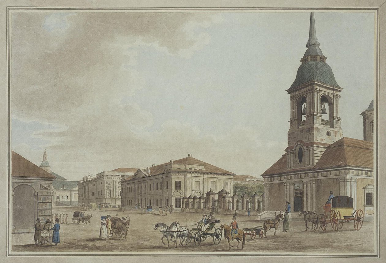 شارع لايتيني في سانت بطرسبرغ ، 1790 بواسطة توماس مالتون الأكبر