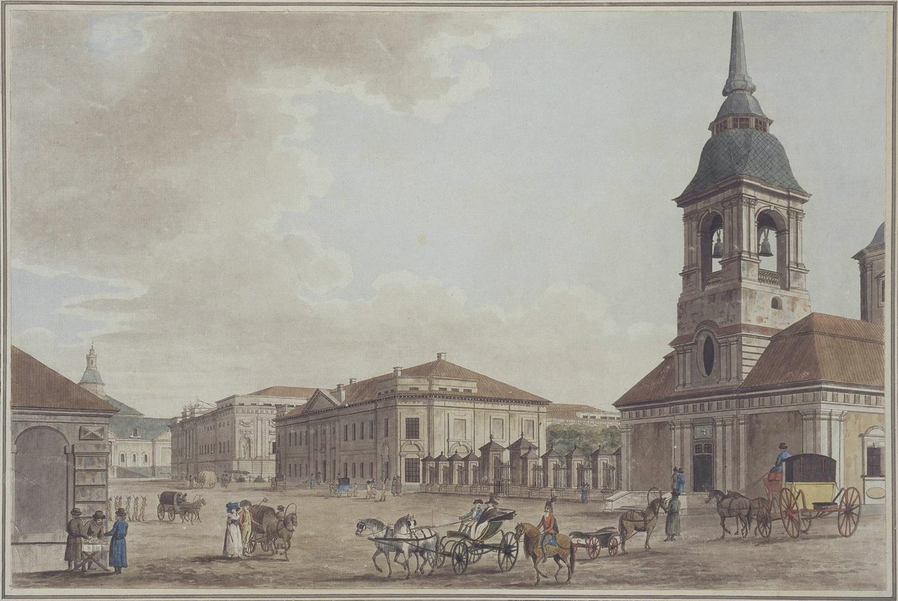شارع لايتيني في سانت بطرسبرغ ، 1790 بواسطة توماس مالتون الأكبر