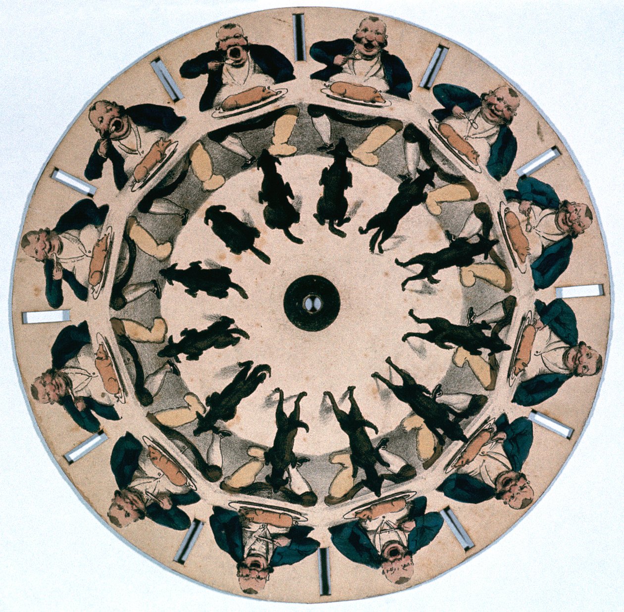 قرص Fantascope ، 1833. بواسطة توماس مان باينز