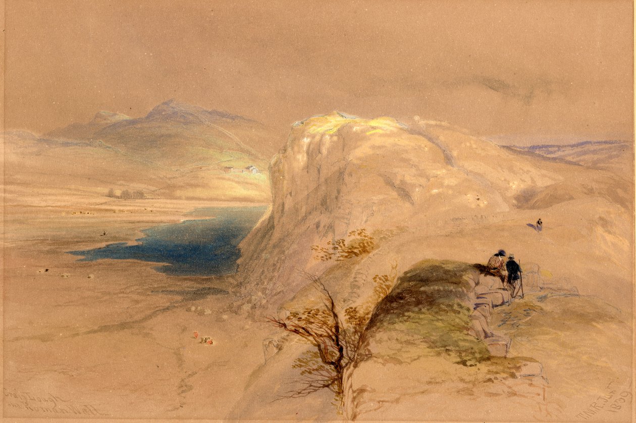 Craig Lough and Roman Wall ، 1839 (قلم رصاص ، غواش ومرحاض على ورق) بواسطة توماس مايلز ريتشاردسون