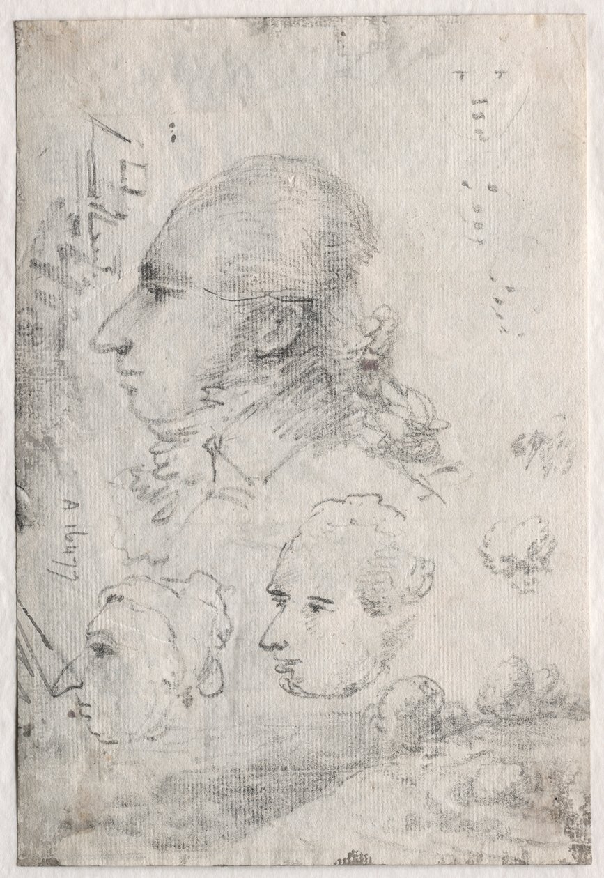 دراسات الرؤوس ، ج. 1820s. بواسطة توماس مونرو