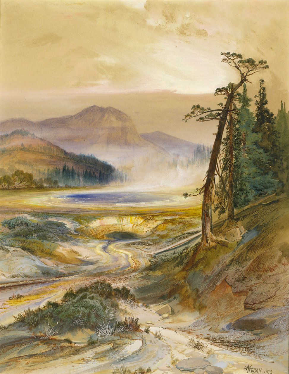 Excelsior Geyser ، يلوستون بارك ، 1873. بواسطة توماس موران