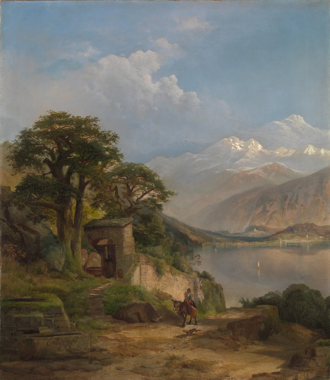 بحيرة كومو ، 1867 بواسطة توماس موران