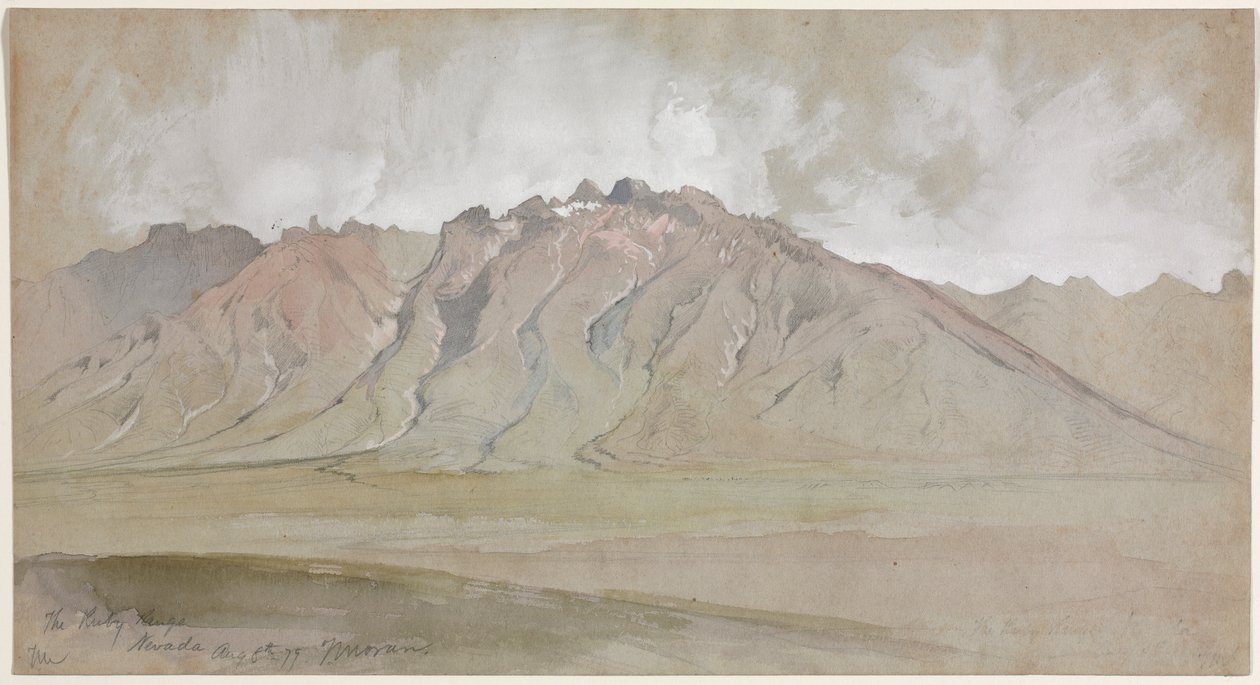 سلسلة روبي ، نيفادا ، 1879. بواسطة توماس موران