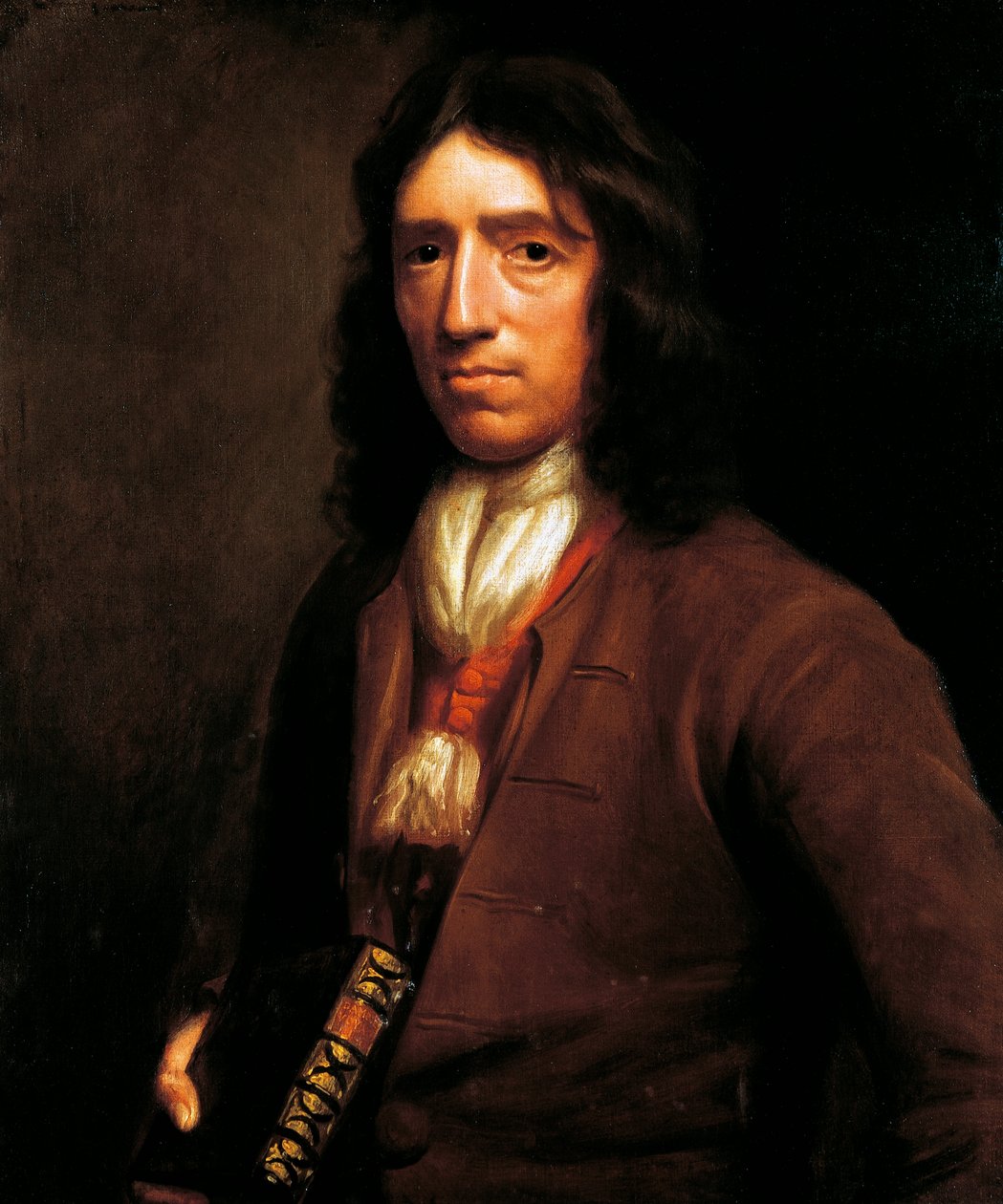 Portrait of William Dampier (1651-1715) British circumnavigator, hydrographer, maritime merchant, pirate and buccaneer, by Thomas Murray, painting, c. 1698 بواسطة توماس موراي