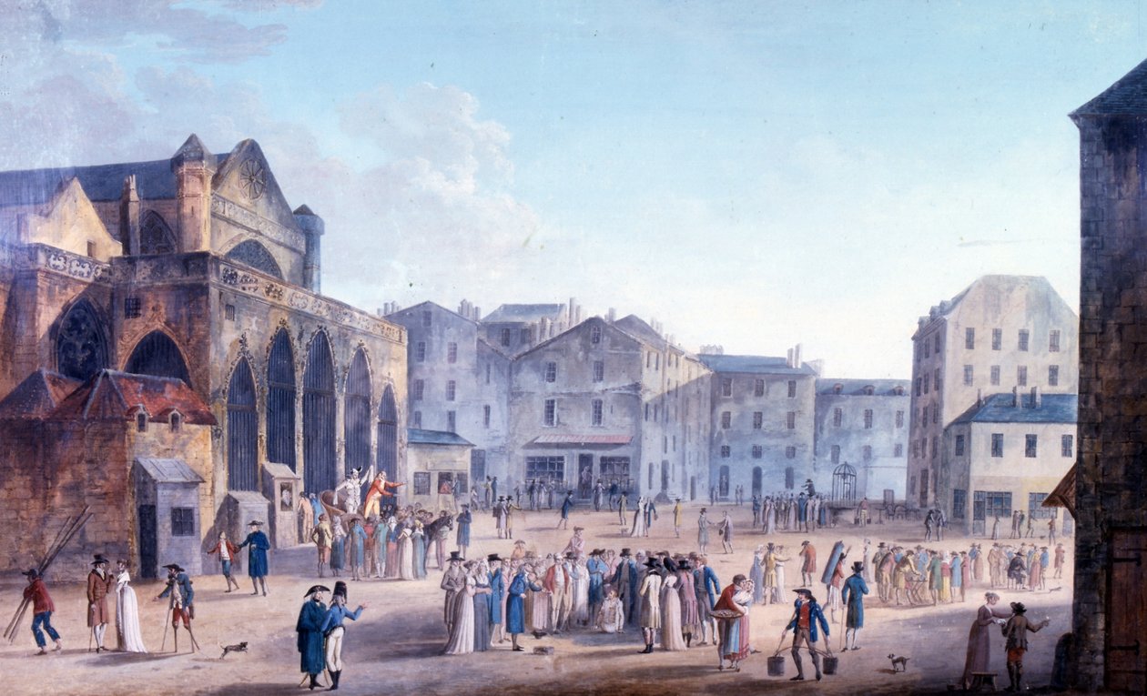 Street scene at St Germain, Paris بواسطة توماس نوديت