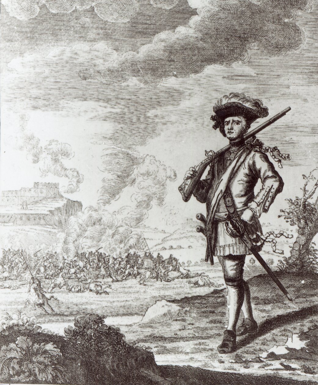 الكابتن هنري مورغان في كيس بنما عام 1671 ، ج .1734 بواسطة توماس نيكولز