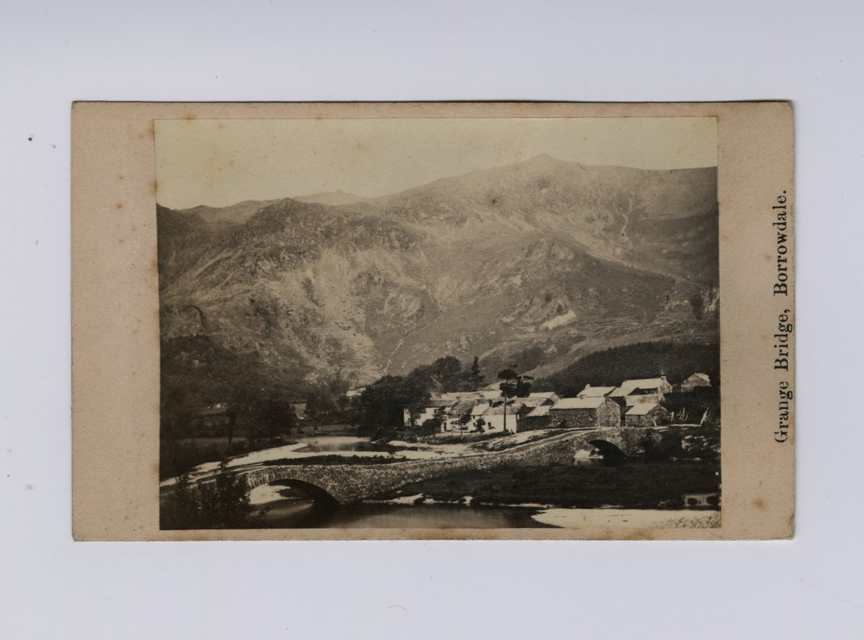 Grange Bridge, Borrowdale (b/w photo) بواسطة توماس أوجل