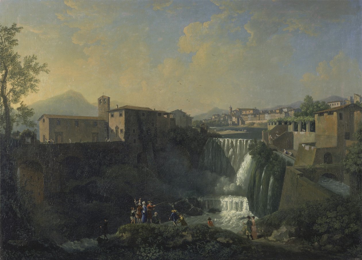 منظر لتيفولي ، 1750-55 (زيت على قماش) بواسطة توماس باتش