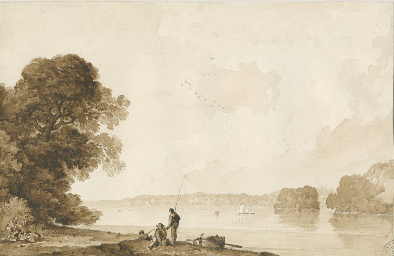 تشيلنجتون بارك - بول: رسم بني داكن ، بدون تاريخ [1837-1838] (رسم) بواسطة توماس بيبلو وود