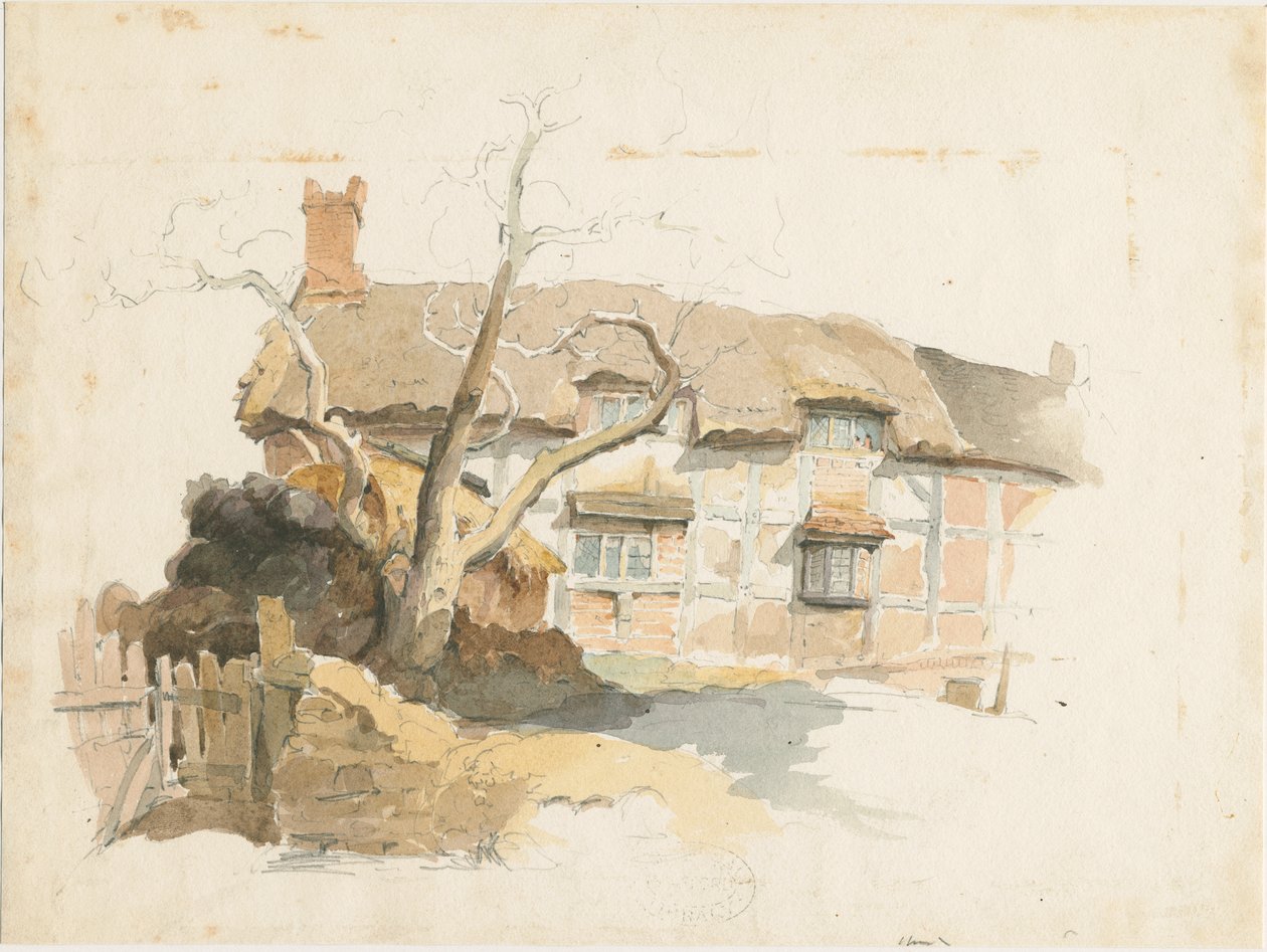 Wolseley - الكوخ: الرسم بالألوان المائية ، بدون تاريخ [1817-1845] بواسطة توماس بيبلو وود