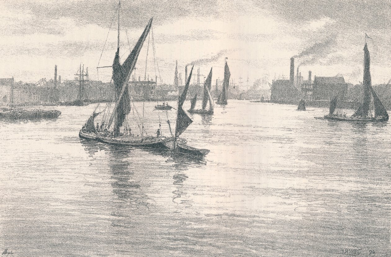 البركة السفلى. 1898 بواسطة توماس روبرت واي