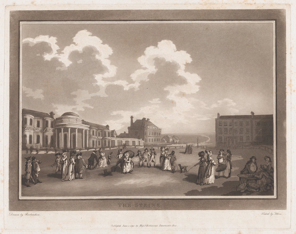 رحلة Steine An رحلة إلى Brighthelmstone ، 1 يونيو 1790. ، 1 يونيو 1790. المؤلفون: توماس رولاندسون ، صموئيل ألكين. بواسطة توماس رولاندسون ، صموئيل ألكين
