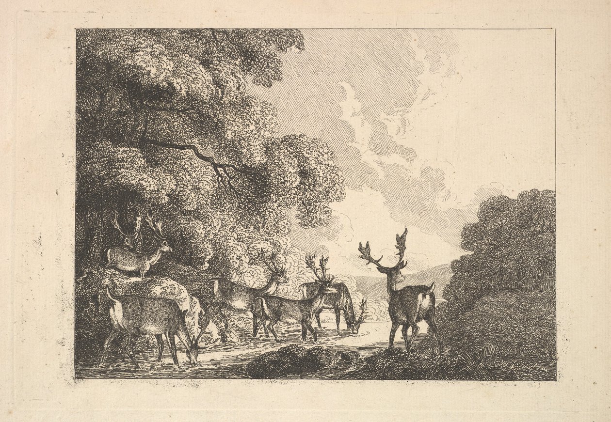 مجموعة شرب الأيلاد ، 1784-88. بواسطة توماس رولاندسون