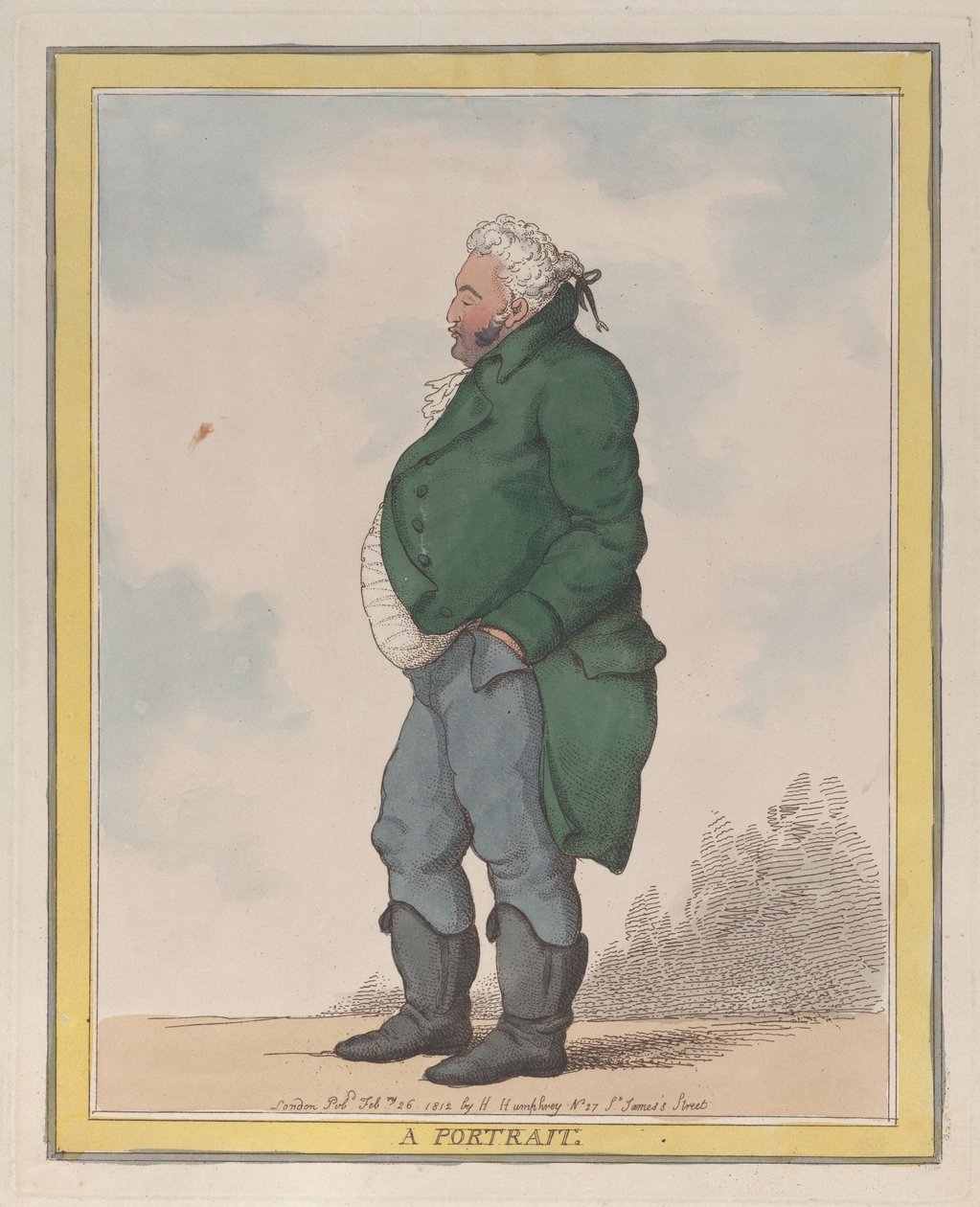 صورة جورج ، إيرل بومفريت الثالث ، 26 فبراير 1812 ، 26 فبراير 1812. بواسطة توماس رولاندسون