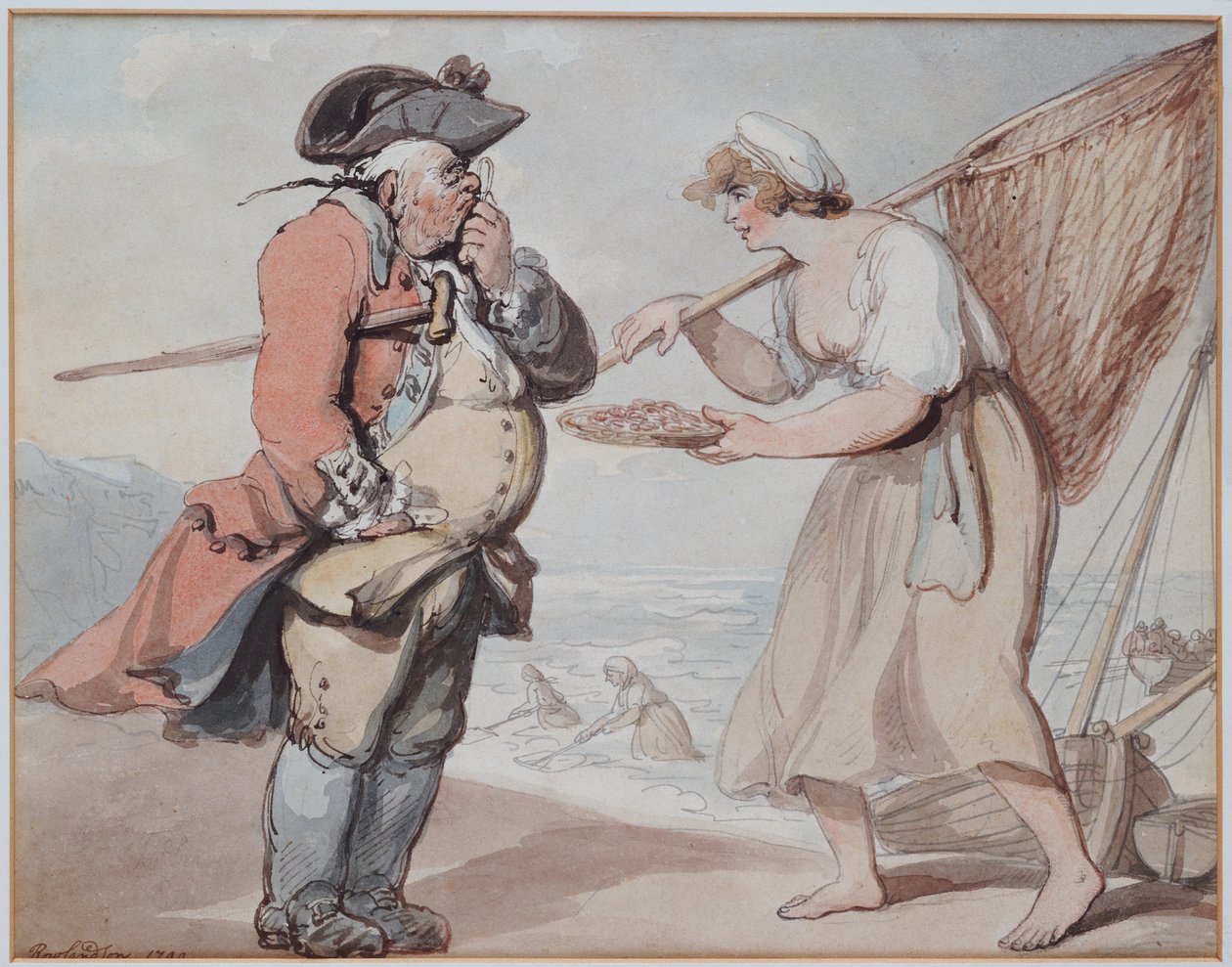 روبيان يا سيدي ؟، 1799 بواسطة توماس رولاندسون