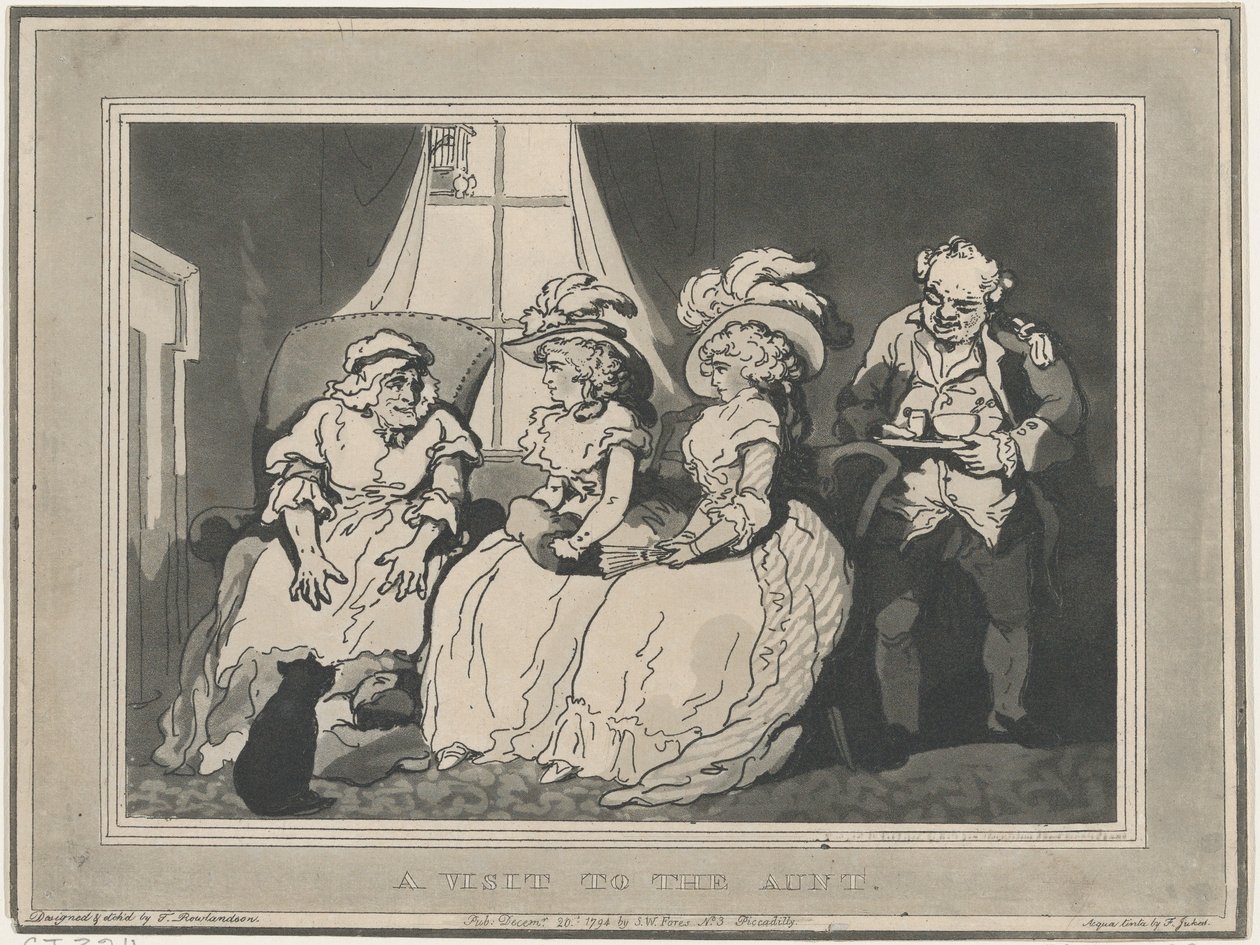 زيارة للعمة ، 20 ديسمبر 1794 ، 20 ديسمبر 1794. بواسطة توماس رولاندسون