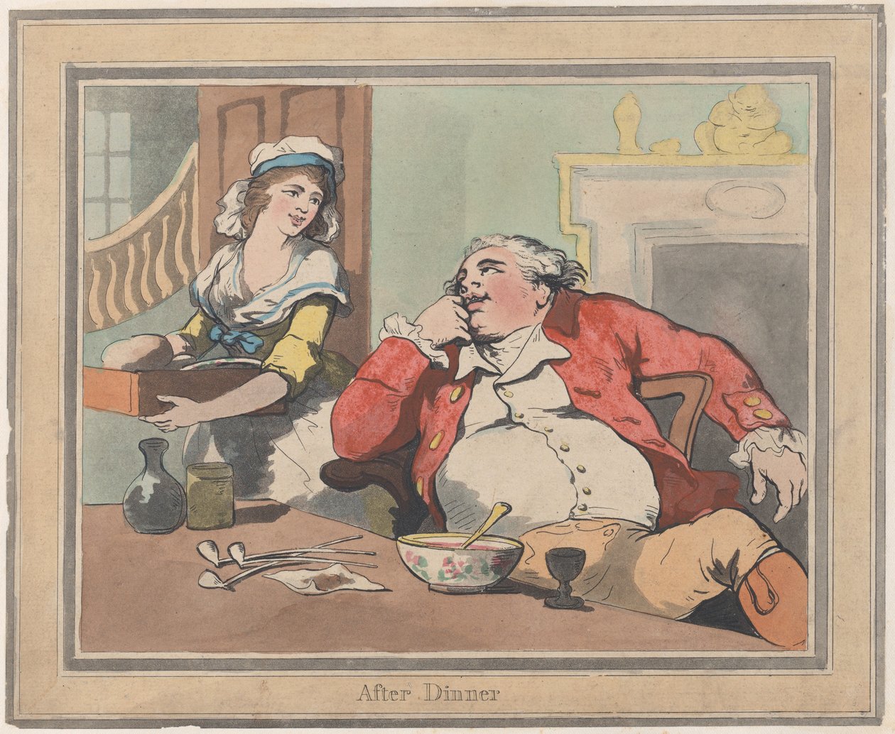 بعد العشاء ، 22 أكتوبر 1789 ، 22 أكتوبر 1789. بواسطة توماس رولاندسون