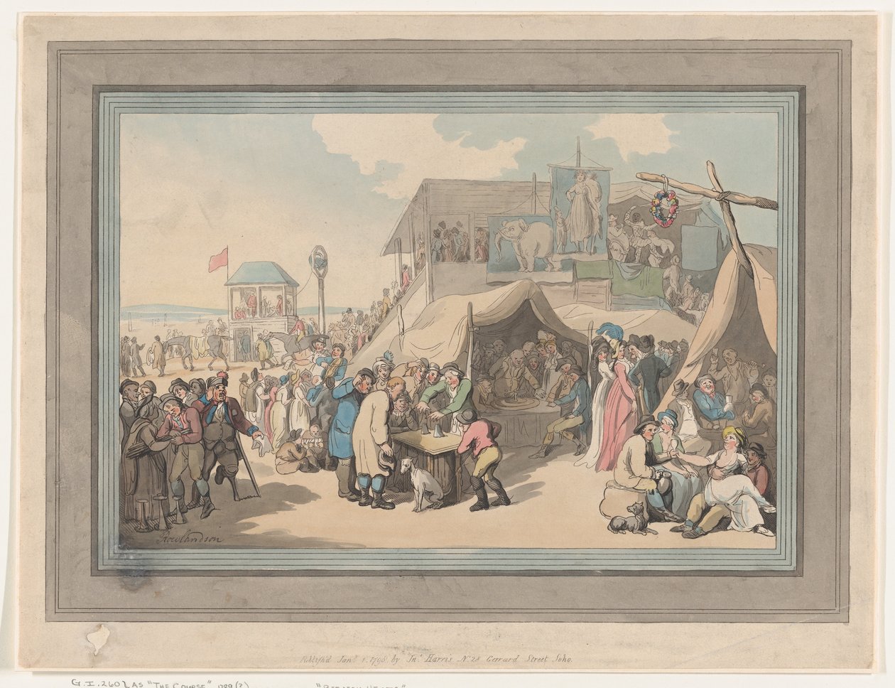 بين هيتس [الدورة] ، 1 يناير 1798. ، 1 يناير 1798. بواسطة توماس رولاندسون