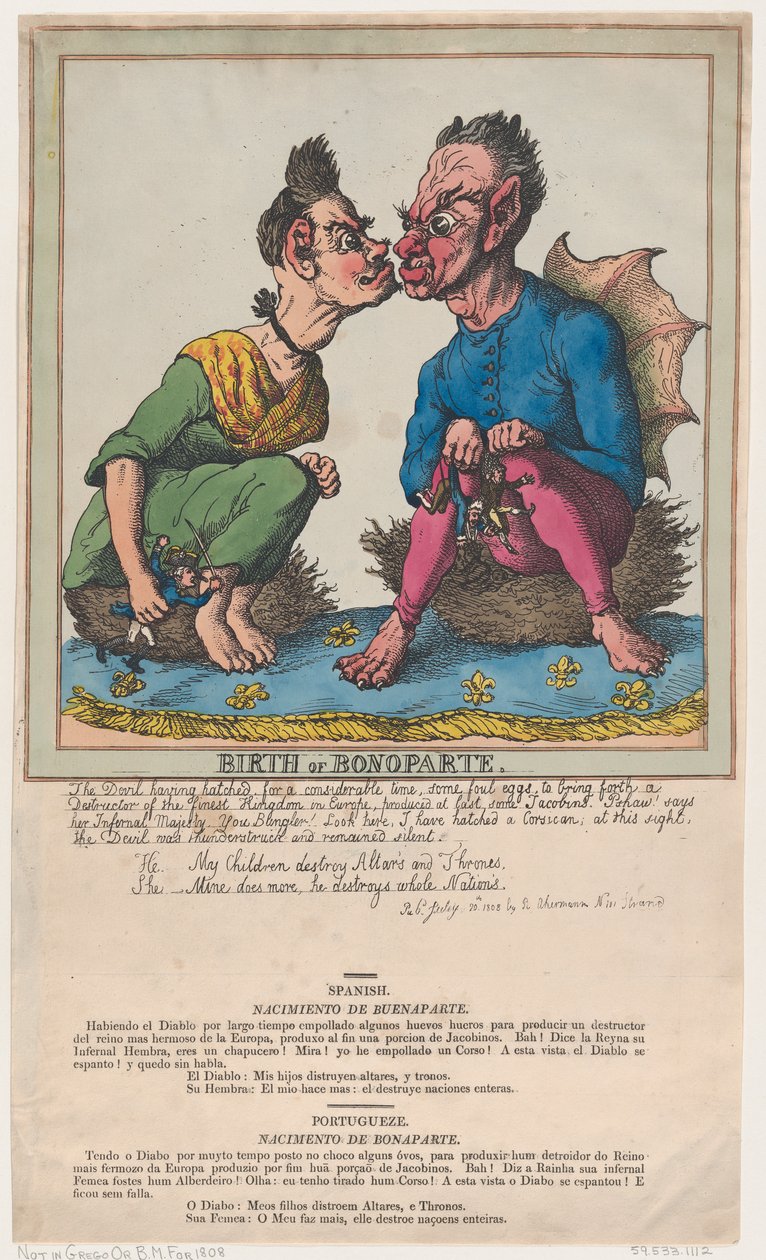 ولادة بونوبرت ، 8 فبراير 1808 ، 8 فبراير 1808. بواسطة توماس رولاندسون