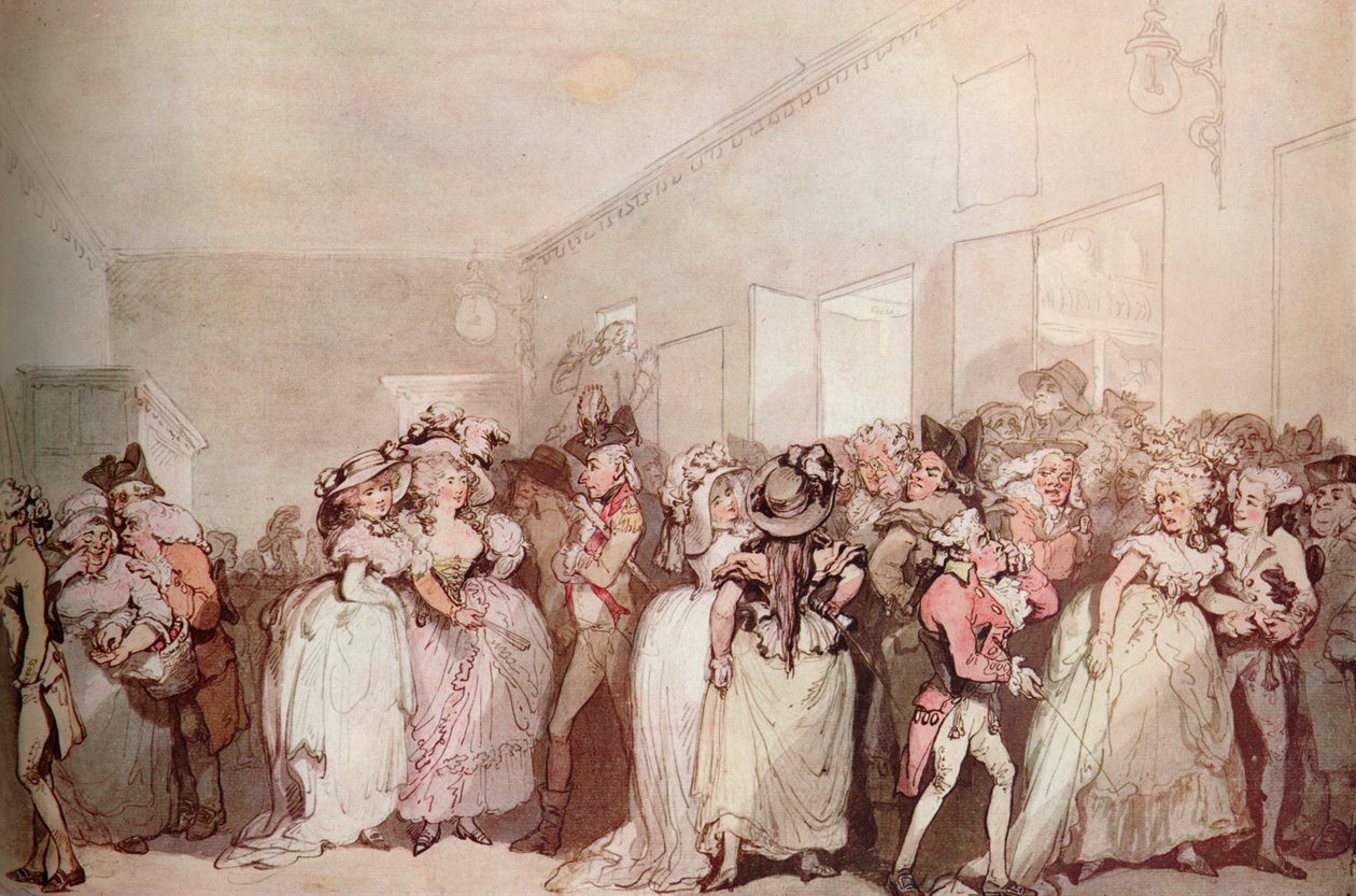 "Box Lobby Loungers of 1785" ، c1785 بواسطة توماس رولاندسون