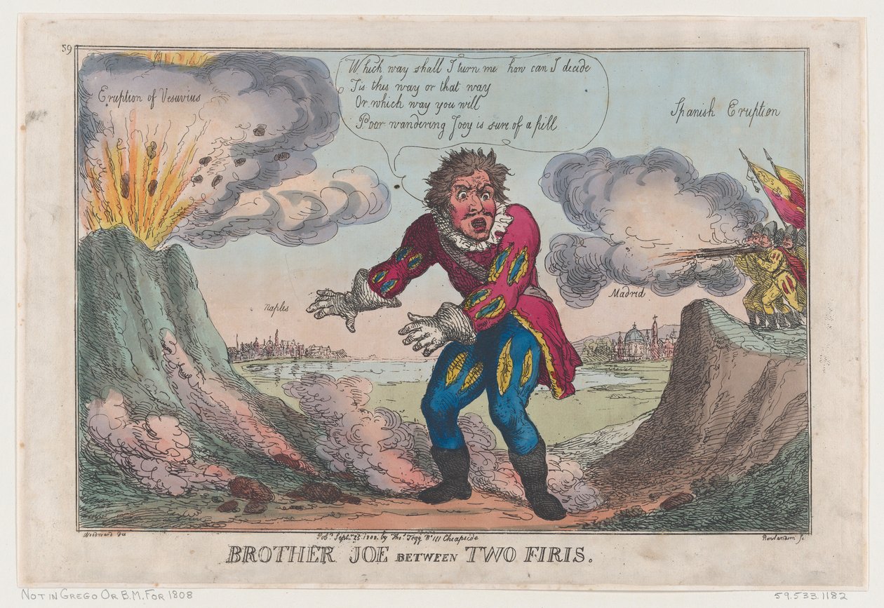 الأخ جو بين اثنين من Firis [كذا] ، 25 سبتمبر 1808. ، 25 سبتمبر ، 1808. بواسطة توماس رولاندسون