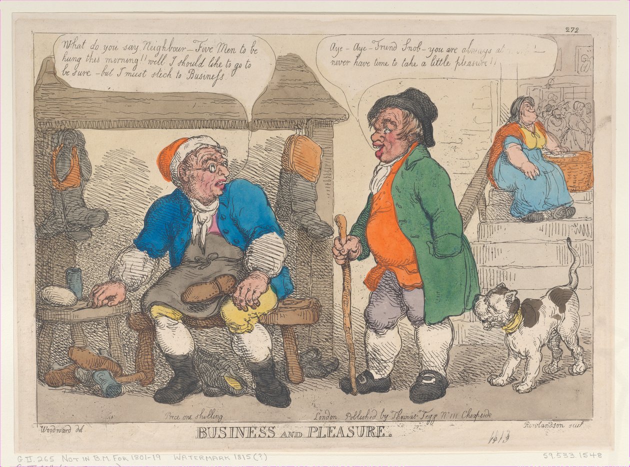 العمل والمتعة ، [1813] ، طبع. ، [1813] ، طبع. بواسطة توماس رولاندسون