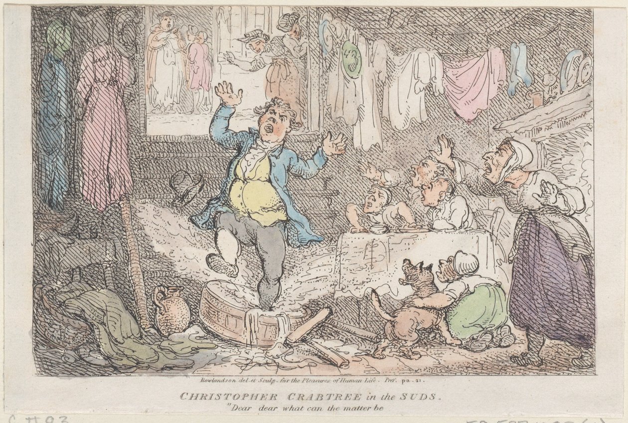 كريستوفر كرابتري في فيلم Suds: عزيزي ، عزيزي ما يمكن أن يكون الأمر ، 1807. ، 1807. بواسطة توماس رولاندسون