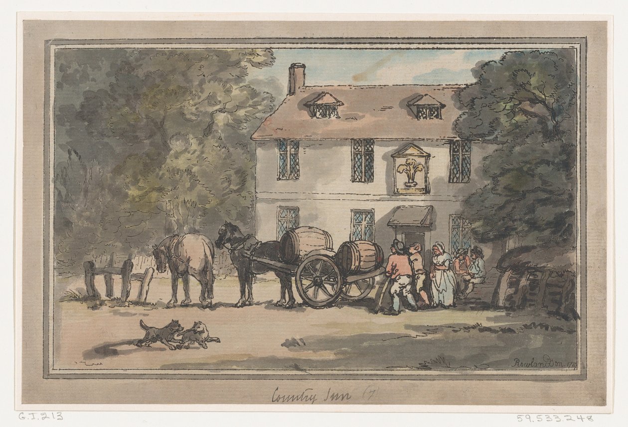 كانتري إن ، 1787. ، 1787. بواسطة توماس رولاندسون