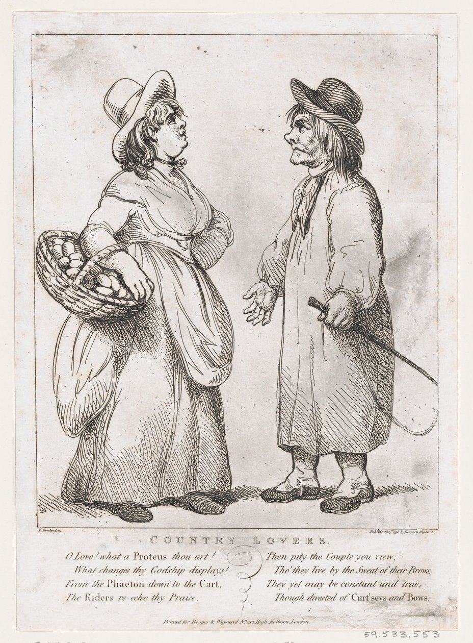 عشاق الريف ، 15 مارس 1798 ، 15 مارس 1798. بواسطة توماس رولاندسون