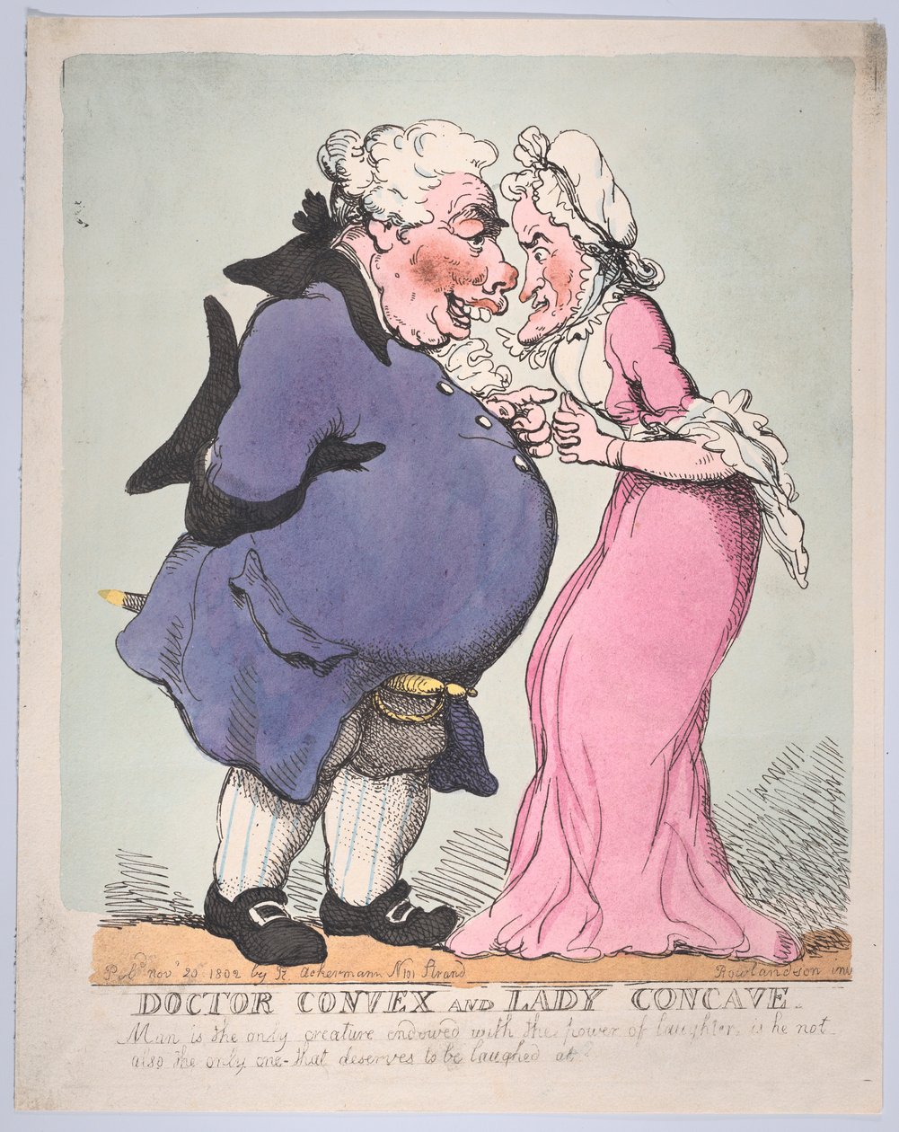 دكتور محدب وليدي كونكاف ، 20 نوفمبر 1802. ، 20 نوفمبر 1802. بواسطة توماس رولاندسون