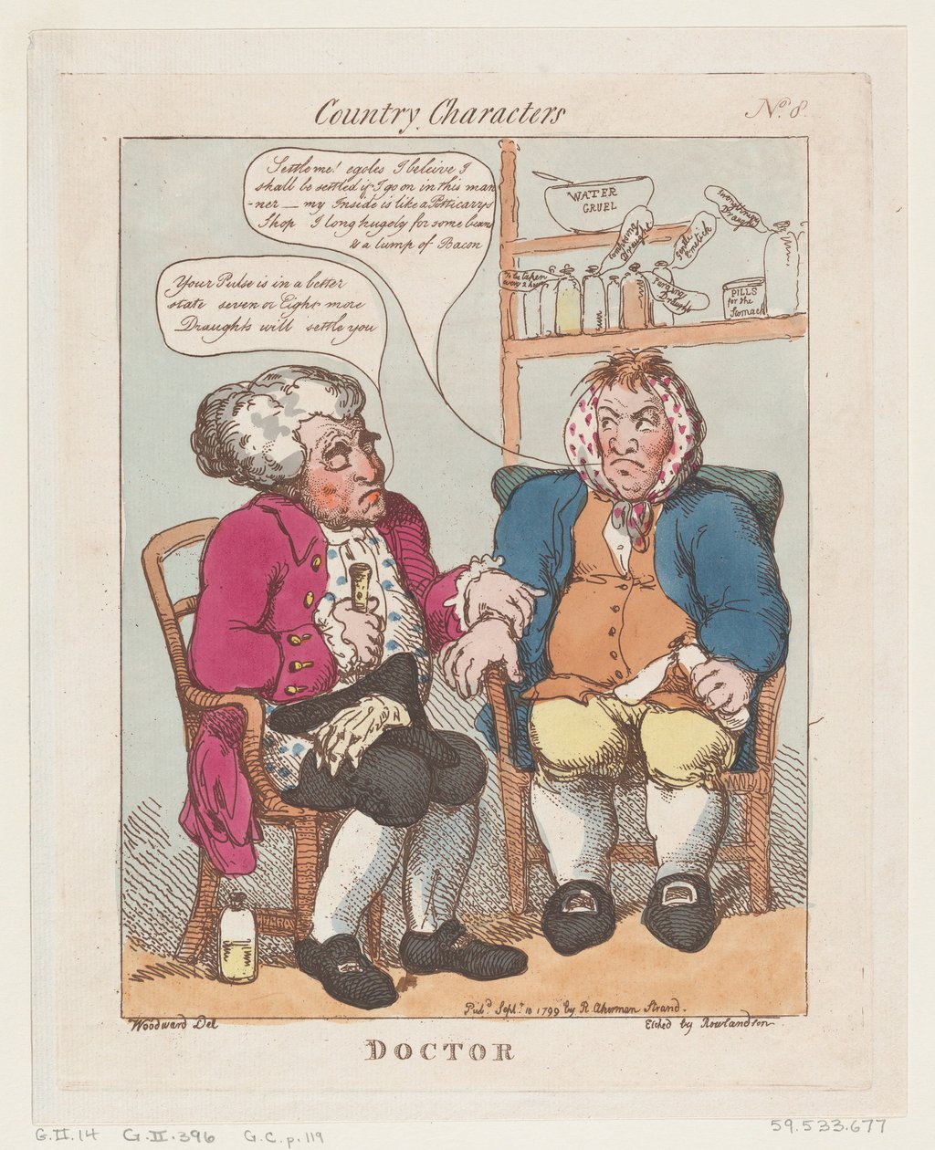 دكتور ، 10 سبتمبر 1799. ، 10 سبتمبر 1799. بواسطة توماس رولاندسون