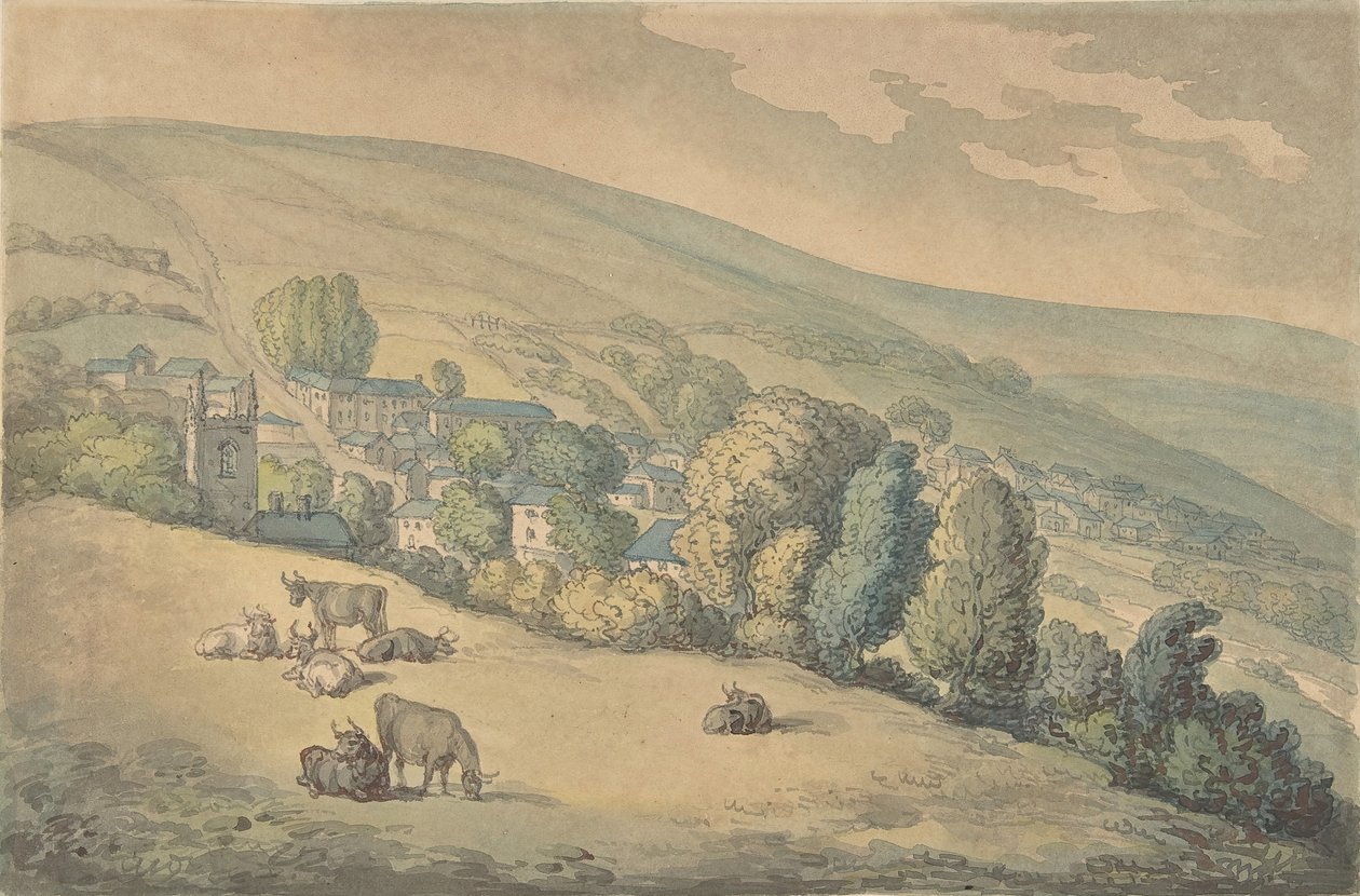داونلاندز ، ساسكس ، 1780-1827. بواسطة توماس رولاندسون
