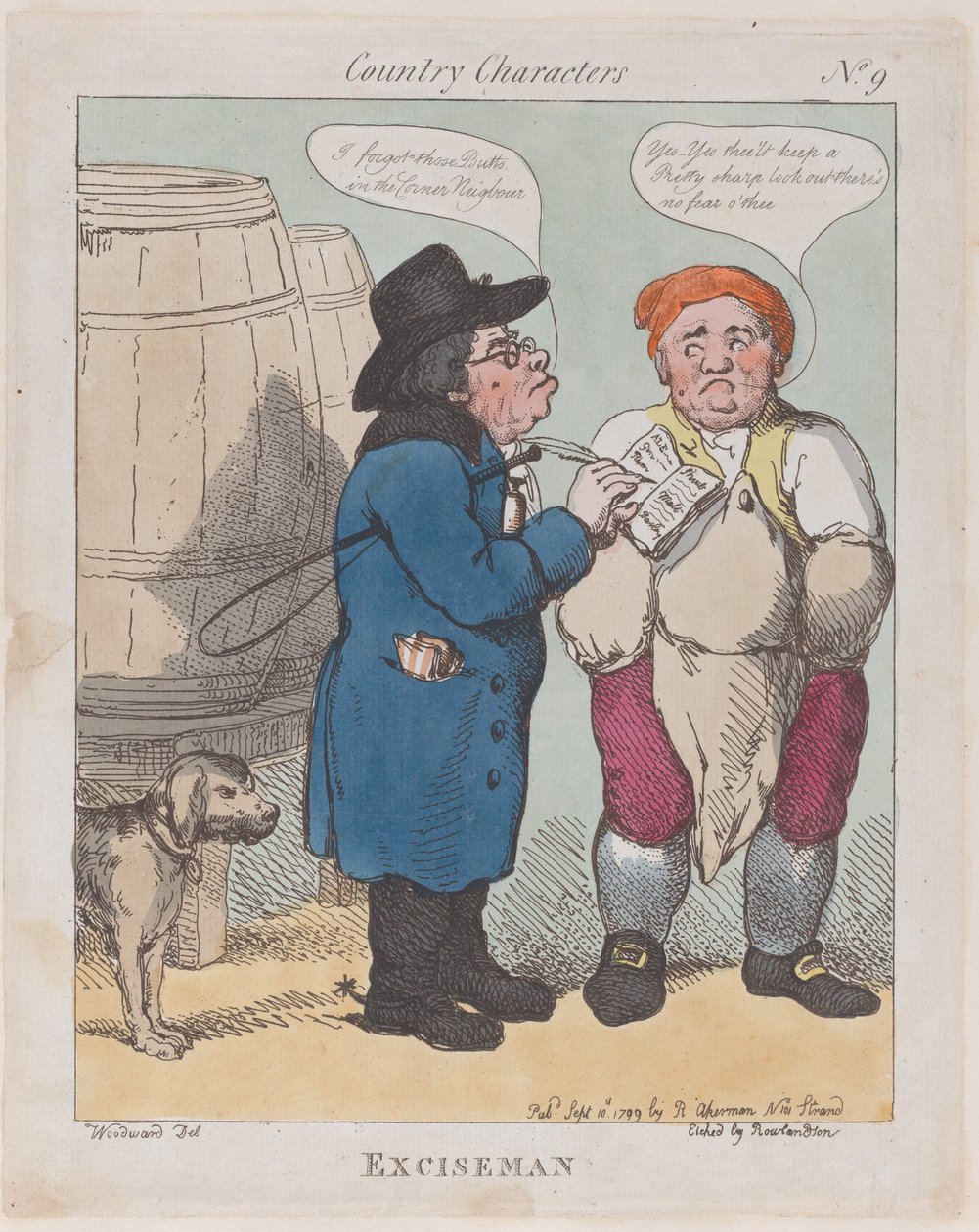 إكسيسمان ، 10 سبتمبر 1799. ، 10 سبتمبر 1799. بواسطة توماس رولاندسون