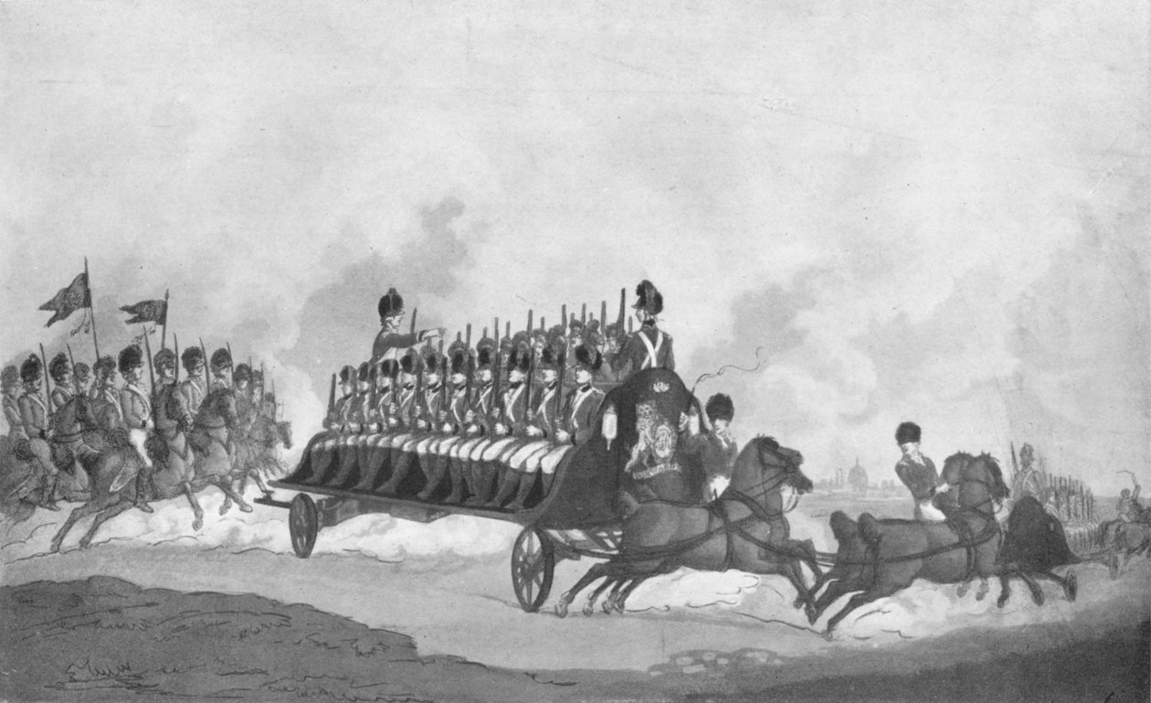 البعثة أو الذباب العسكري ، c1780-1820 ، 1909 بواسطة توماس رولاندسون
