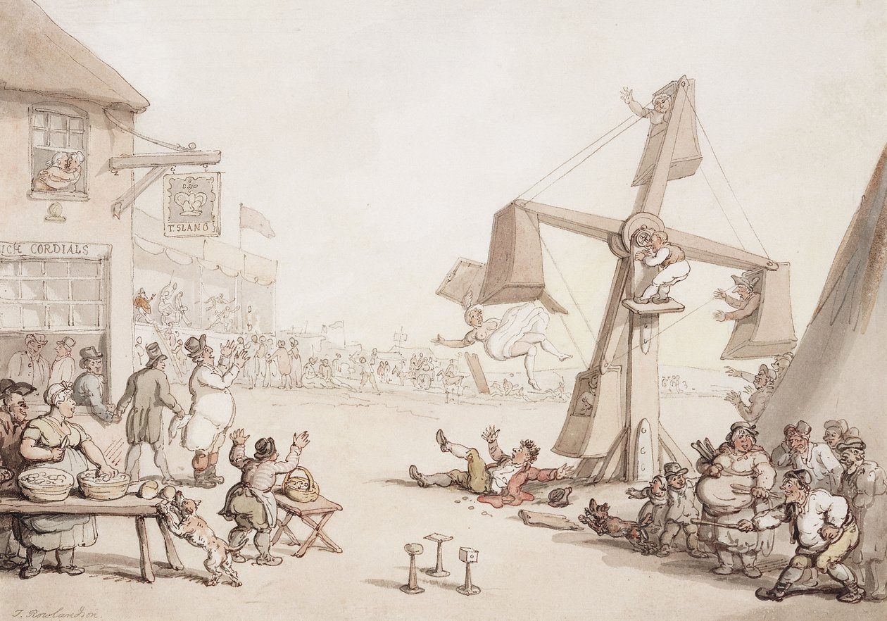 شخصيات في معرض ، 1803 بواسطة توماس رولاندسون