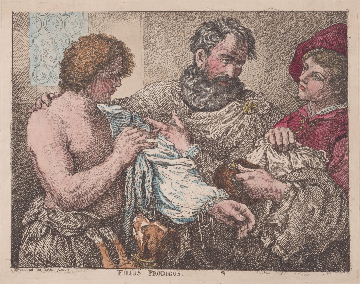 الابن الضال ، 1783-95. بواسطة توماس رولاندسون
