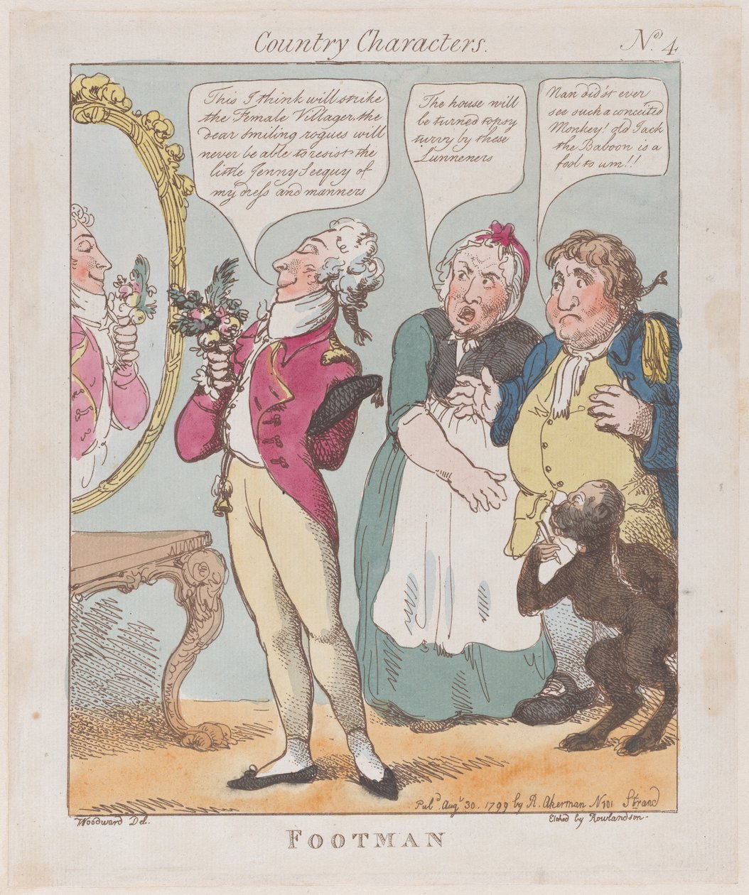 الرجل ، 30 أغسطس 1799. ، 30 أغسطس 1799. بواسطة توماس رولاندسون