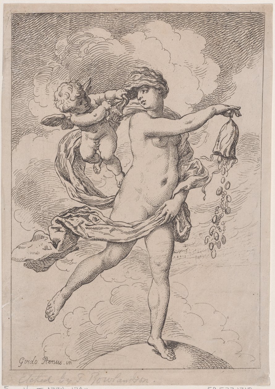 Fortuna with a Purse، 1795-99.، 1795-99. بواسطة توماس رولاندسون