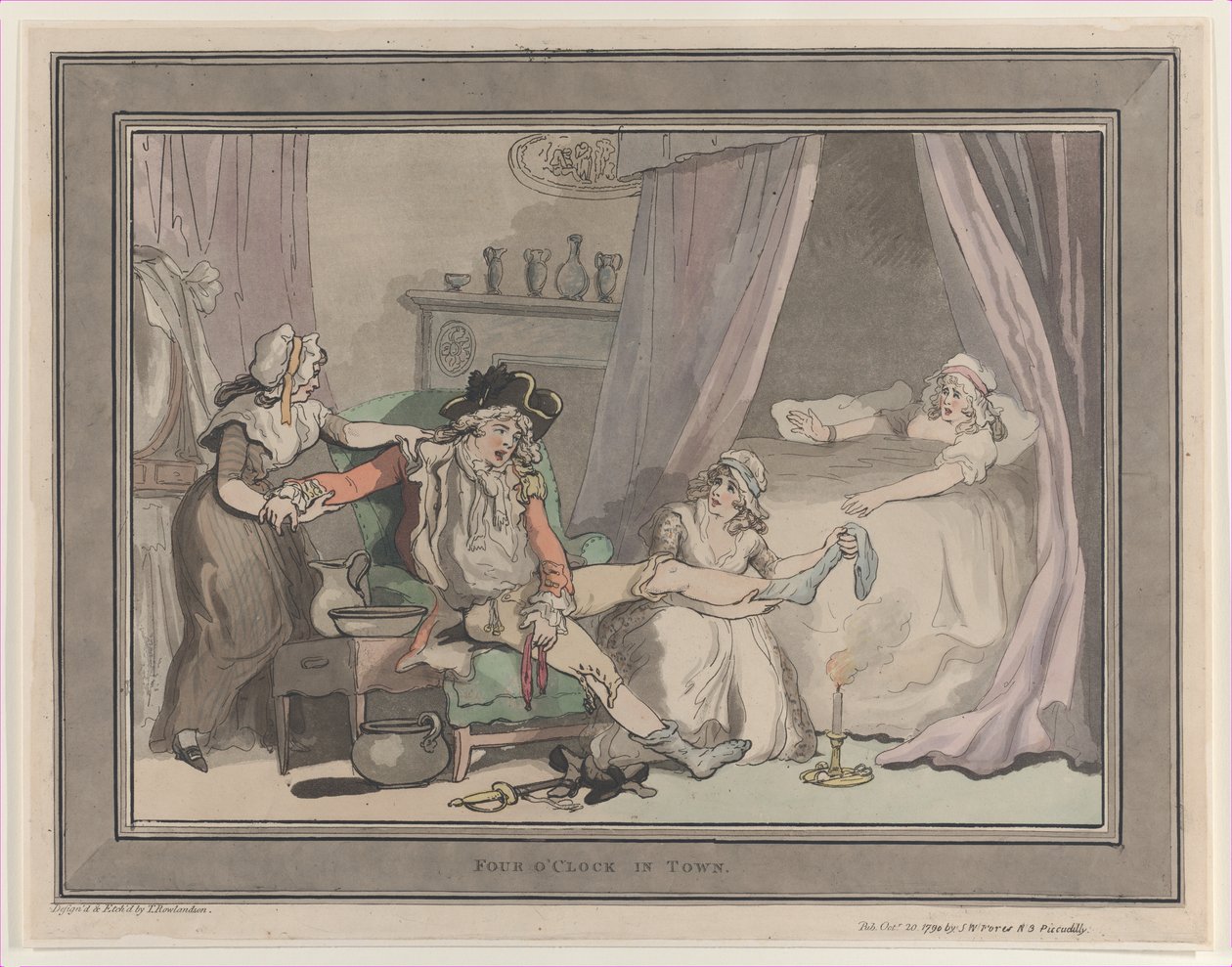 الساعة الرابعة في المدينة ، 20 أكتوبر ، 1790. ، 20 أكتوبر ، 1790. بواسطة توماس رولاندسون