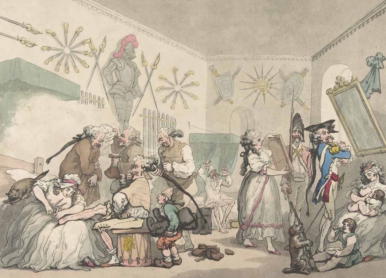 الثكنة الفرنسية ، 12 أغسطس 1791. ، 12 أغسطس 1791 بواسطة توماس رولاندسون
