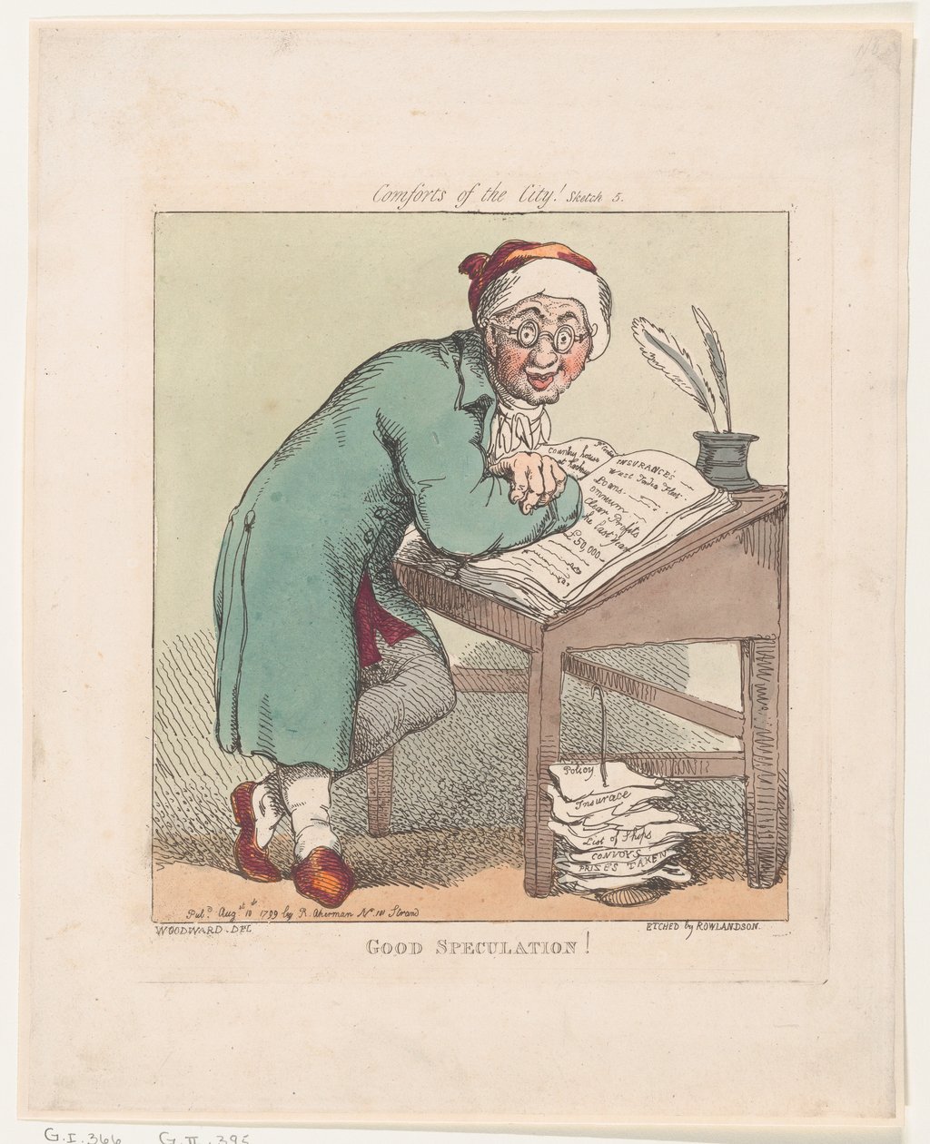 تكهنات جيدة! 10 أغسطس 1799 ، 10 أغسطس 1799. بواسطة توماس رولاندسون