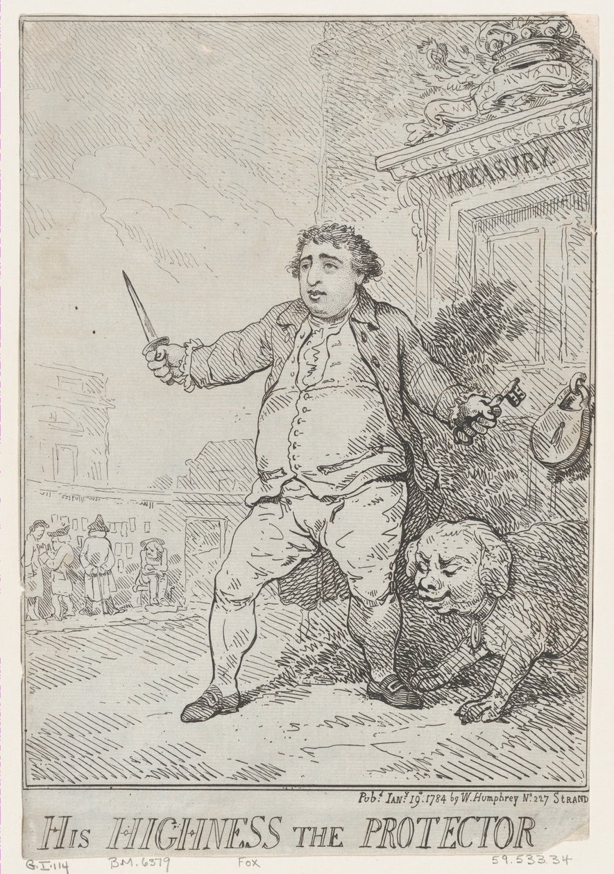 صاحب السمو الحامي 19 يناير 1784 ، 19 يناير 1784. بواسطة توماس رولاندسون