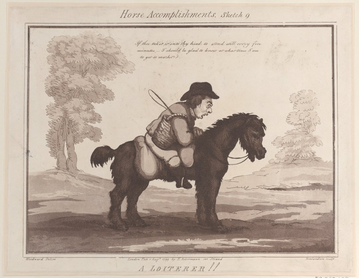 إنجازات الخيول ، رسم 9: لوتيرر !! ، 1 أغسطس 1799 ، 1 أغسطس 1799. بواسطة توماس رولاندسون