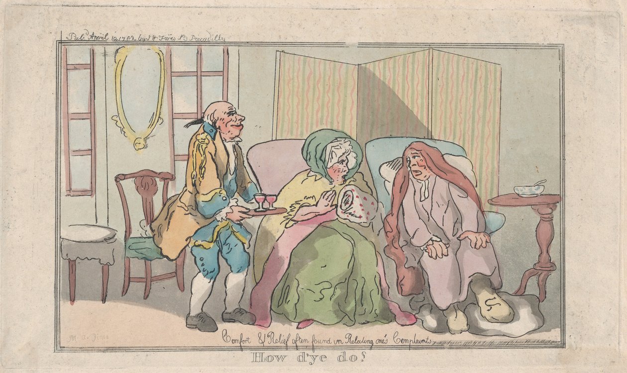 How d'ye do ، 10 أبريل 1792. ، 10 أبريل 1792. بواسطة توماس رولاندسون