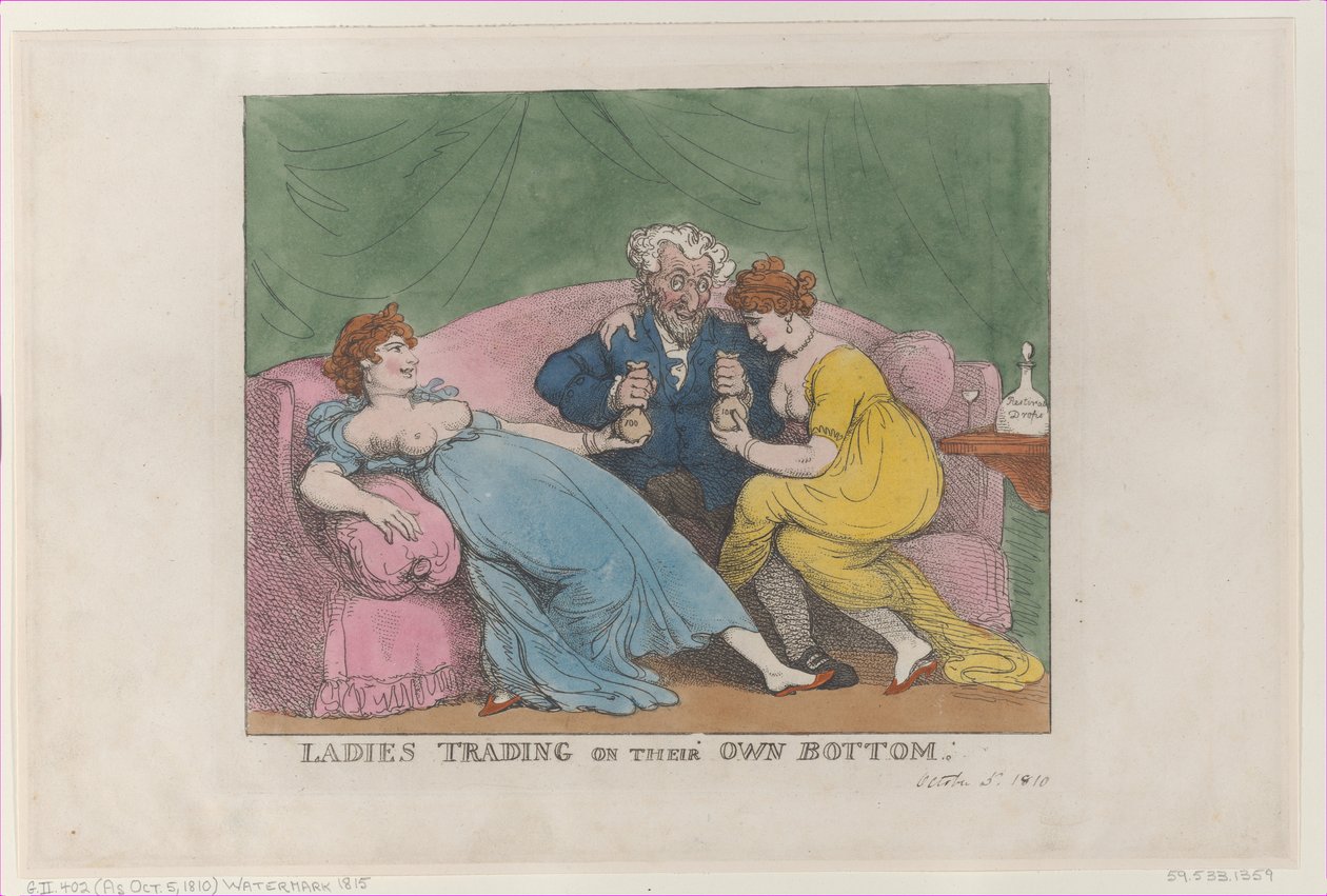 تجارة السيدات في قاعهن الخاص ، [5 أكتوبر 1810] ، طبع. [5 أكتوبر 1810] ، طبع. بواسطة توماس رولاندسون