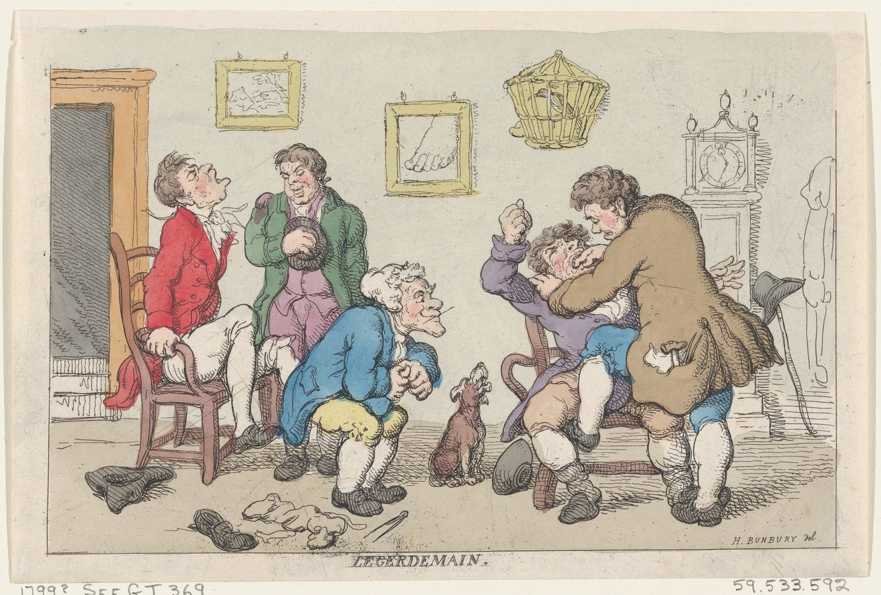 ليجيردين ، 1799 ، 1799. بواسطة توماس رولاندسون