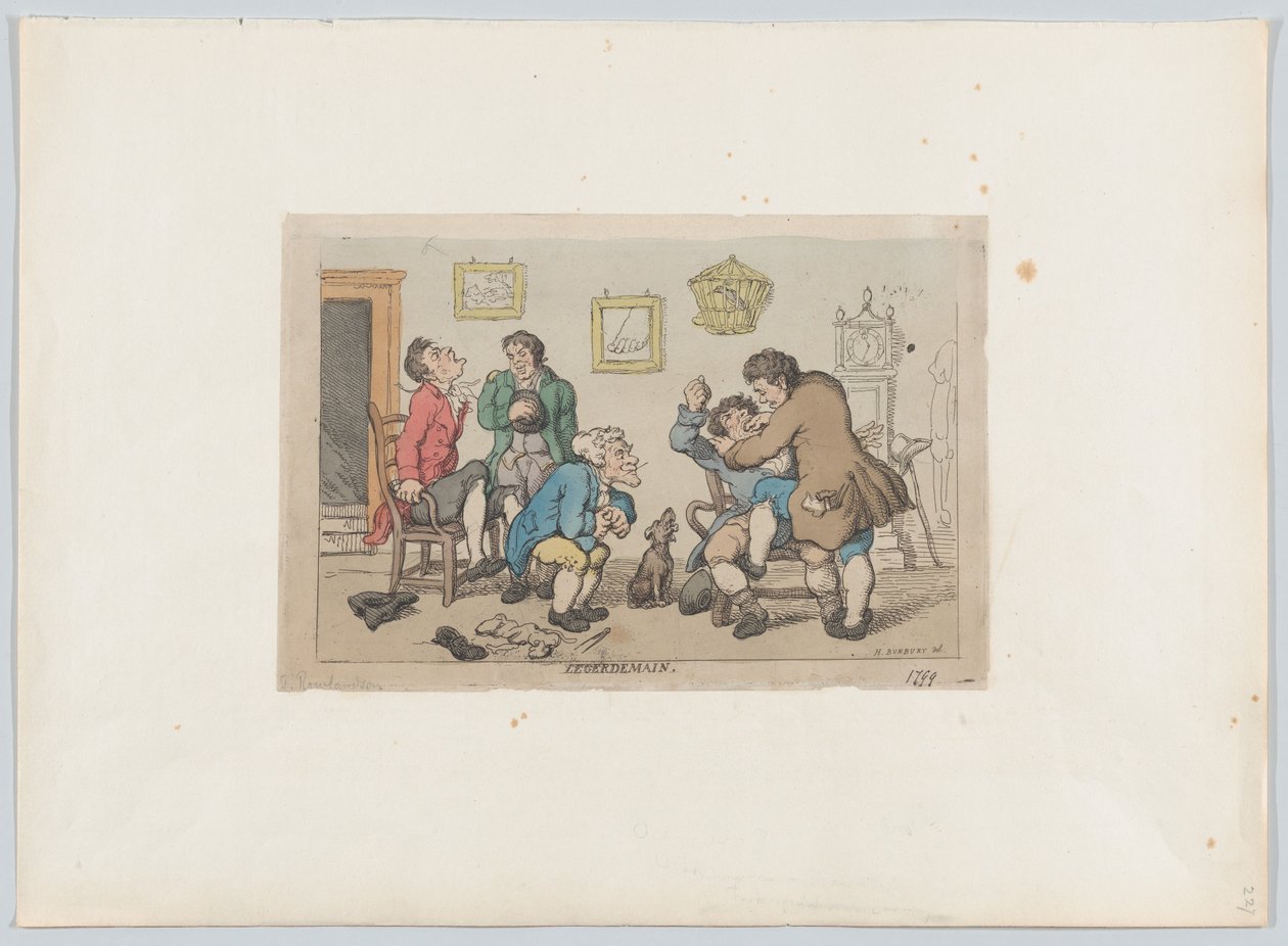 ليجيردين ، 1799 ، 1799. بواسطة توماس رولاندسون