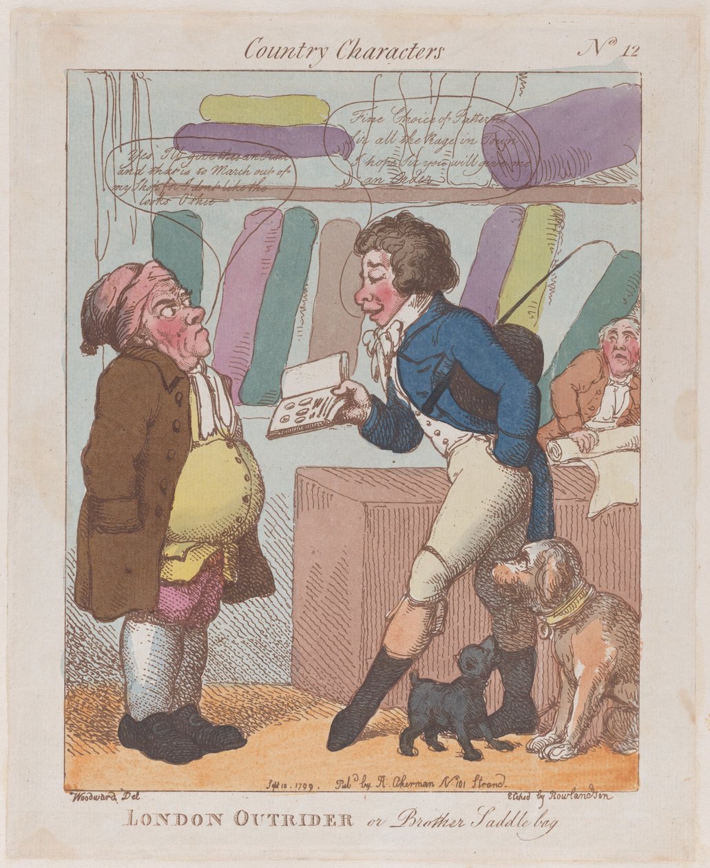 London Outrider ، أو Brother Saddlebag ، 10 سبتمبر 1799 ، 10 سبتمبر 1799. بواسطة توماس رولاندسون